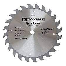 [TC2327] DISCO SIERRA CIRCULAR 24 DIENTES TOOLCRAFT 7 1/4