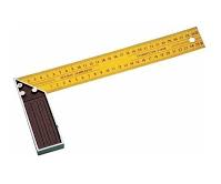 [A5514] ESCUADRA PARA CARPINTERO AMARILLO CHINO DE 16