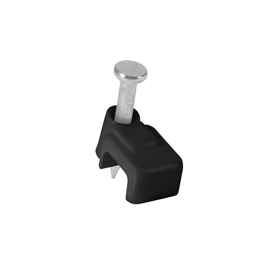 [48033] GRAPA PLANA PARA CABLE 3 X 6 MM NEGRO