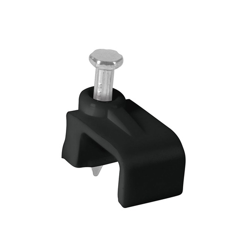 [48035] GRAPA PLANA PARA CABLE DE 6X9.5 MM NEGRA