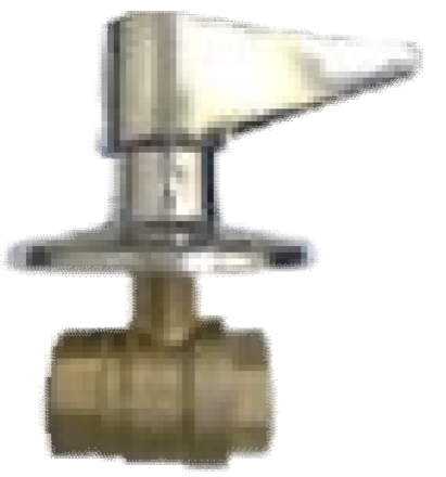 [X61-410] LLAVE PARA DUCHA BRONCE KUVAL MANESILLA TIPO  L