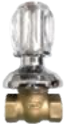 [X61-430] LLAVE PARA DUCHA BRONCE KUVAL MANESILLA TIPO ACRILICA