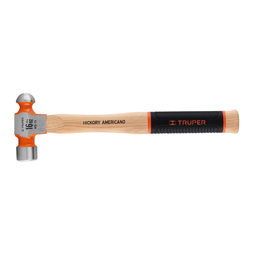 [16902] MARTILLO DE BOLA MANGO MADERA TRUPER 16 OZ