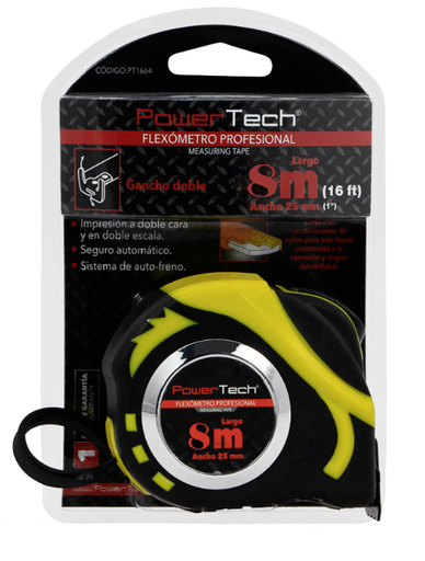 [PT1665] METRO PROFESIONAL POWER TECH 8 MTS