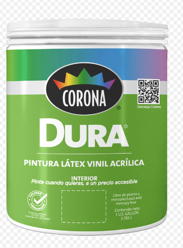 [2727-01] PINTURA DE AGUA DURA AMARILLO MOSTAZA (GALON)