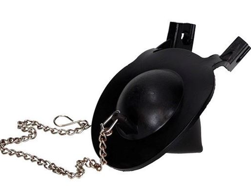 [VK0793] SAPITO DE HULE PARA SANITARIO NEGRO VIKINGO