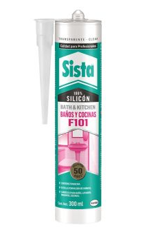 [879164] SILICON TUBO BLANCO BAÑOS Y COCINAS 280ML SISTA