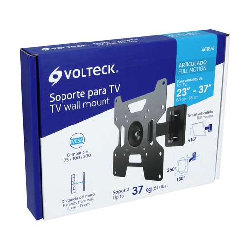 [46094] SOPORTE PARA TV ARTICULADO 23-37 VOLTECK