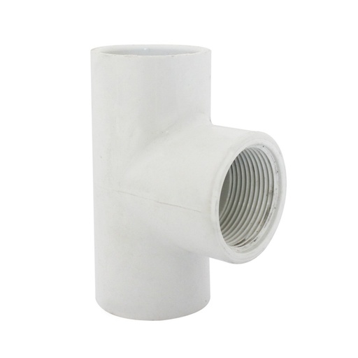 [A2627] TEE CON ROCA PVC 1 1/4