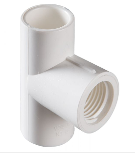 [A2624] TEE CON ROCA PVC 3/4