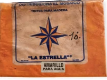 [AG4] TINTE PARA MADERA DE AGUA LA ESTRELLA AMARILLO