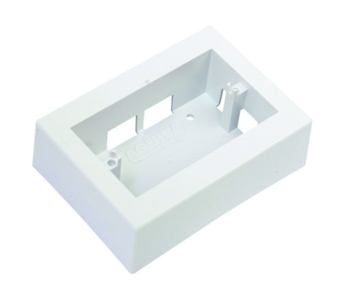 [6010B] CAJA RECTANGULAR PLASTICA PARA CANALETA EAGLE