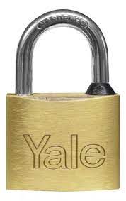 [11060] CANDADO DORADO BLISTER YALE 60 MM