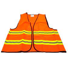 [TC4302] CHALECO DE SEGURIDAD CON CINTA REFLECTIVA NARANJA TOOLCRAFT