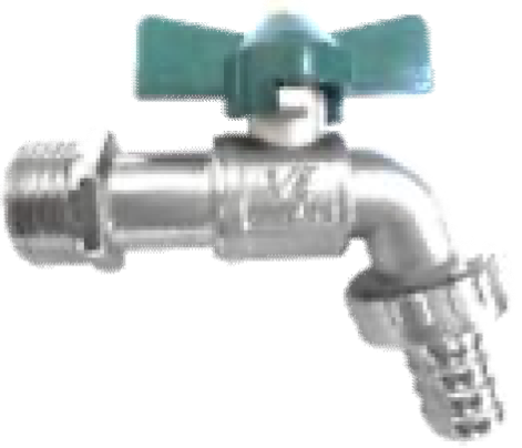 [X51-160] CHORRO DE 1/2 DE MARIPOSA C/PITON P/MANGUERA KUVAL