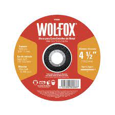 [WF0701] DISCO CORTE METAL EXTRA FINO WOLFOX 7 X 1.5MM