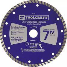 [TC4494] DISCO DIAMANTADO DE CORTE TURBO TOOLCRAFT 7