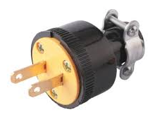 [3021] ESPIGA CON ABRAZADERA 2/P CHINO