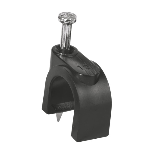 [48283] GRAPA CURVA PARA CABLE DE 12MM NEGRA VOLTECK