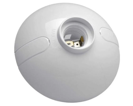 [P21W] PLAFONERA 150W DECORATIVO BLANCO BTICINO