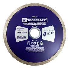 [TC2432] DISCO DIAMANTADO DE CORTE CONTINUO TOOLCRAFT 4 1/2