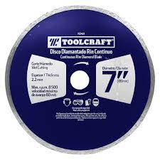 [TC2433] DISCO DIAMANTADO DE CORTE CONTINUO TOOLCRAFT 7