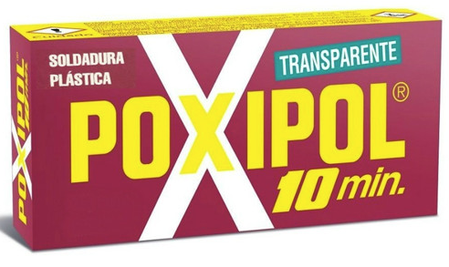 [A0363] POXIPOL CAJA ROJA 14 ML COLOR TRANSPARENTE