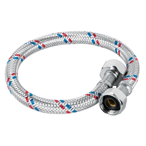 [26020] MANGUERA DE ABASTO PARA LAVAMANO 1/2 X 1/2 40CM FOSET