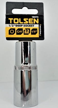 [16367] COPA LARGA MANDO 3/8 EXAGONAL TOLSEN 17 MM