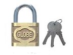 [CAN-GDP40] CANDADO DORADO GLOBE TIPO PESADO 1-1/2