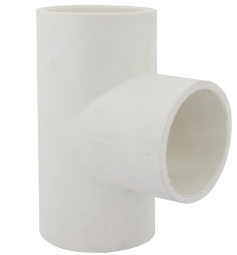 [A2636] TEE LISO PVC 2-1/2