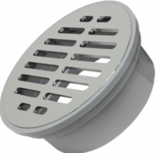 [4910] REPOZADERA REDONDA DE PLASTICA GRIS COFLEX