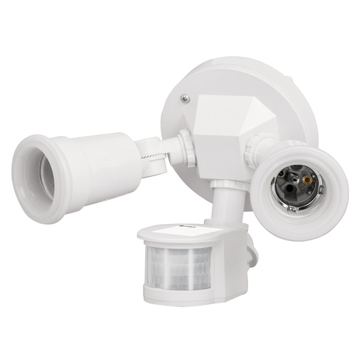 [46480] LUMINARIO P/INTEMPERIE 300W SENSOR DE MOV BLANCO VOLTECK