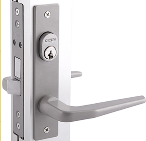 [549/549MC] CHAPA CERRADURA PARA PERFILES DE ALUMINIO GRIS