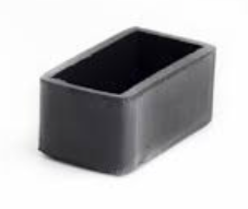 [T13214] TACO DE HULE RECTANGULAR 2 X 1