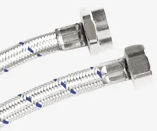 [MAN-F5050] MANGUERA DE ABASTO FLEXIBLE DE ALUMINIO KUVAL 1/2 X 1/2 X 16 12944