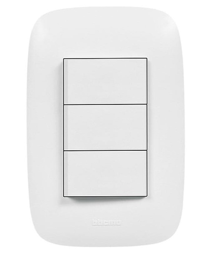 [AP5330] APAGADOR TRIPLE 15A DOMINO SENCIA BTICINO