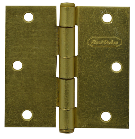 [F19B30] BISAGRA CUADRADA DORADA 3 X 3 VEST VALUE