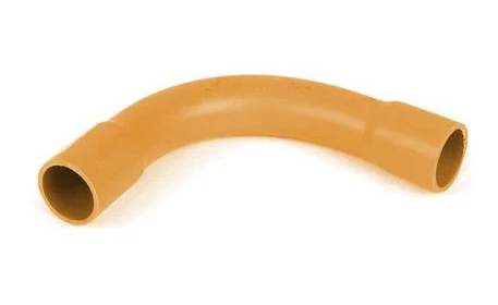 [2331CR] VUELTA DUCTO PVC NARANJA DE 1/2