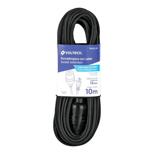 [47144] EXTENSION CON SOCKET 10 MTS VOLTECK