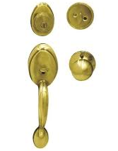 [0008988] CHAPA PARA PUERTA PRINCIPAL YALE DORADO