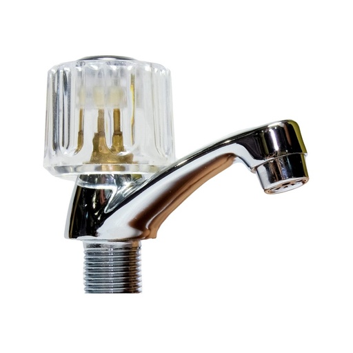 [W85-012] LLAVE PARA LAVAMANOS ACRILICA METALICO KUVAL