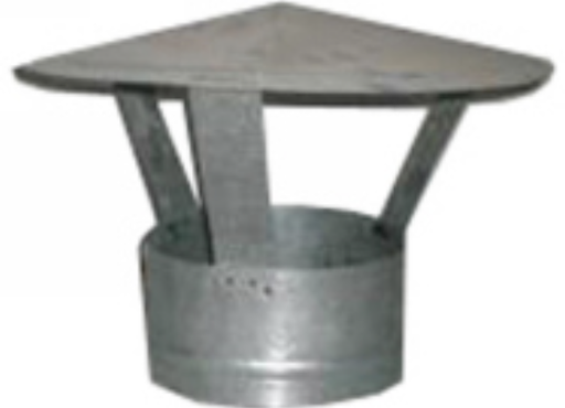 [A4212] SOMBRERO PARA TUBO DE CHIMENEA 4"
