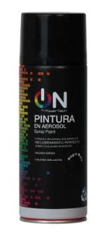 [PT1573] PINTURA SPRAY POWER TECH NEGRO ALTA TEMPERATURA