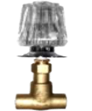 [P6102C-8] LLAVE PARA DUCHA BRONCE MANESILLA ACRILICA GRANDE