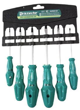 [HVHT02181] JUEGO DE DESARMADOR DE 6PZ VICTECHE