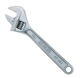 [87-434LA] LLAVE CANGREJO STANLEY CROMO 12"