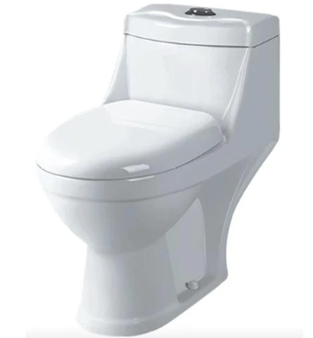 [856305] SANITARIO REDONDO DE PUSH BLANCO ONE PIECE